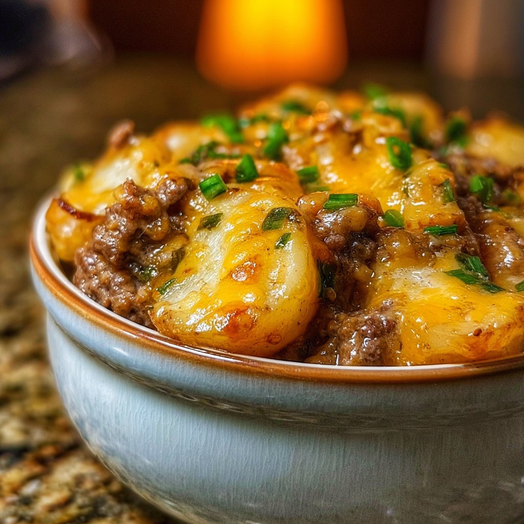 Crockpot Hamburger Potato Casserole