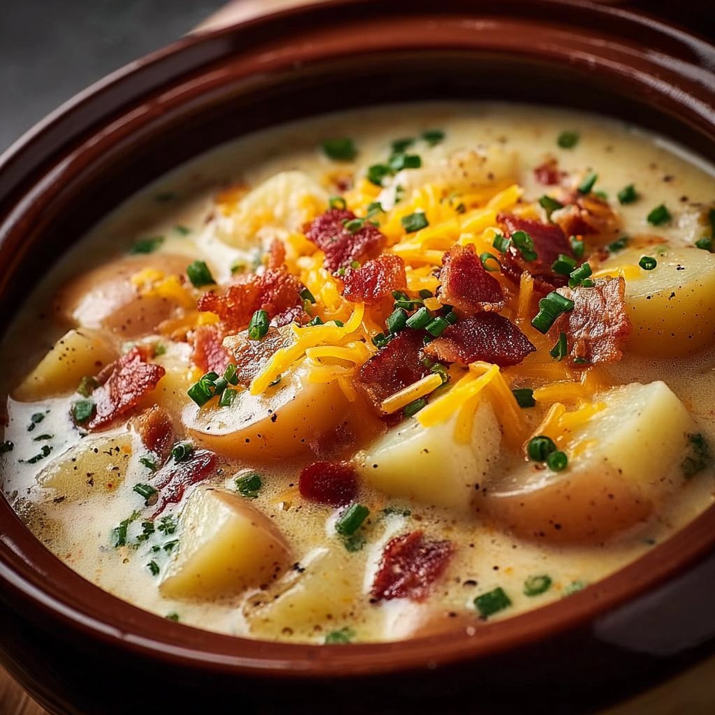 Crock Pot Crack Potato Soup