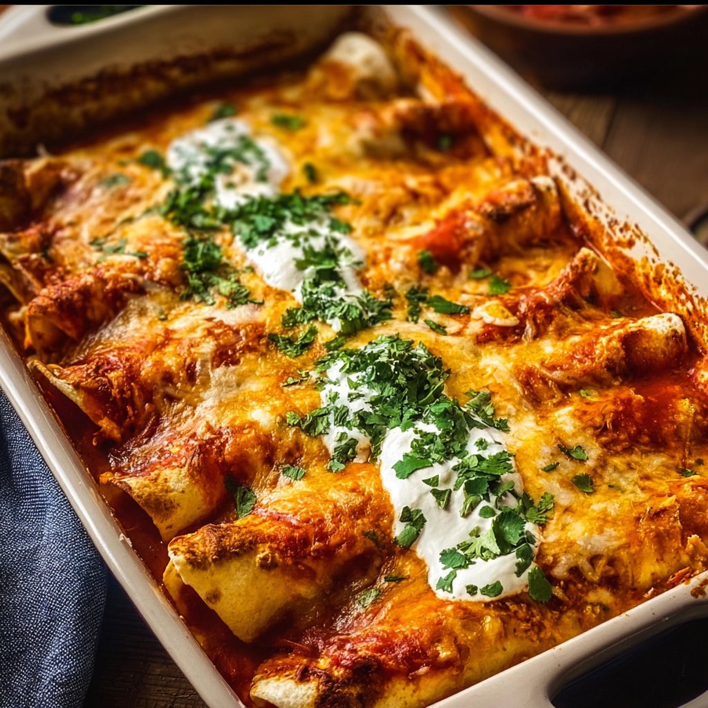 Ultimate Quick and Easy Chicken Enchiladas