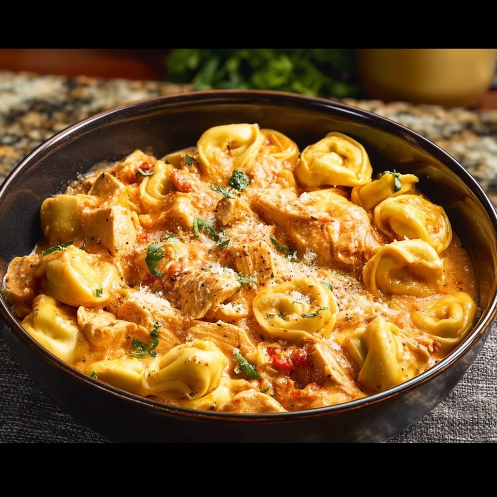 CrockPot Chicken Tortellini