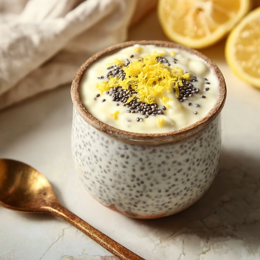 Lemon Cream Chia Pudding