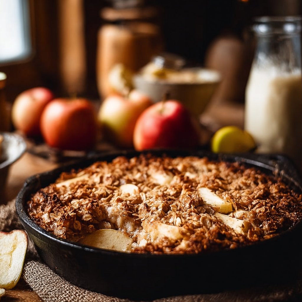 Oatmeal Apple Breakfast Bake