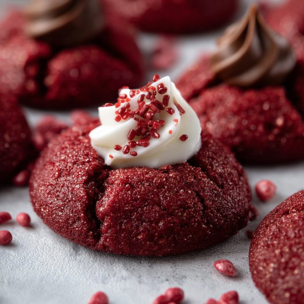 Hershey's Red Velvet Blossoms