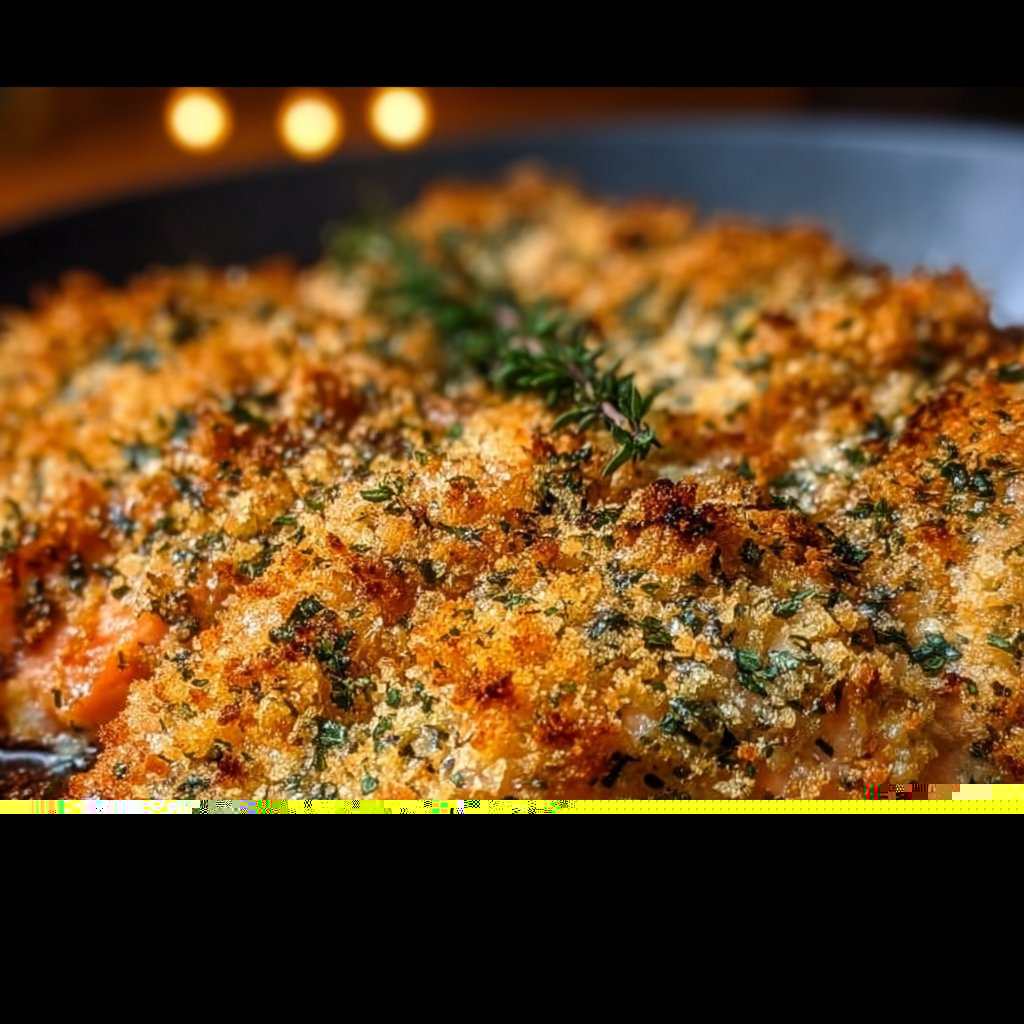 Crispy Parmesan Salmon Bake