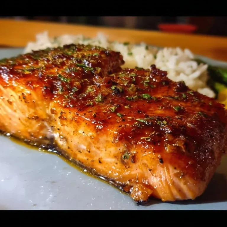 Delicious Texas Roadhouse Salmon served with sides on a plate.