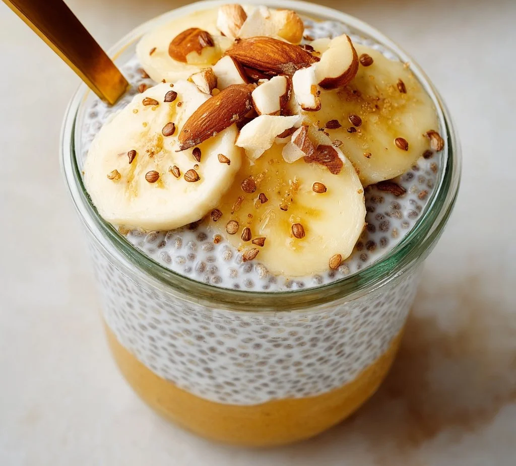 Banana Coconut Milk Chia Seed Pudding