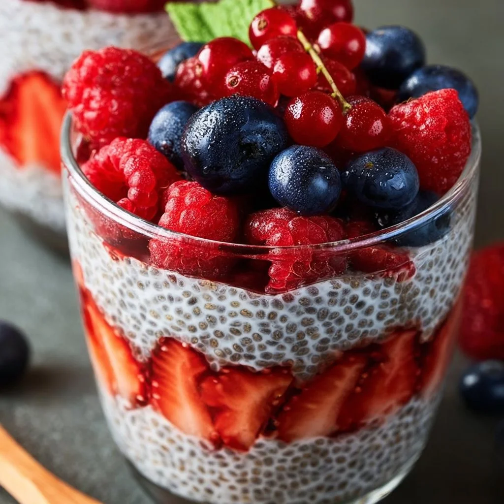 Chia Pudding with Berries