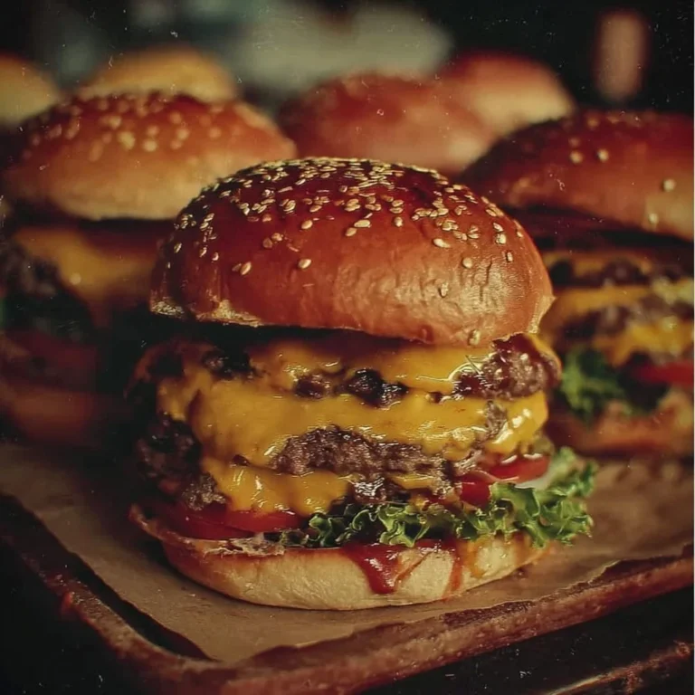 Delicious Crack Burgers served with fresh toppings and savory sauces