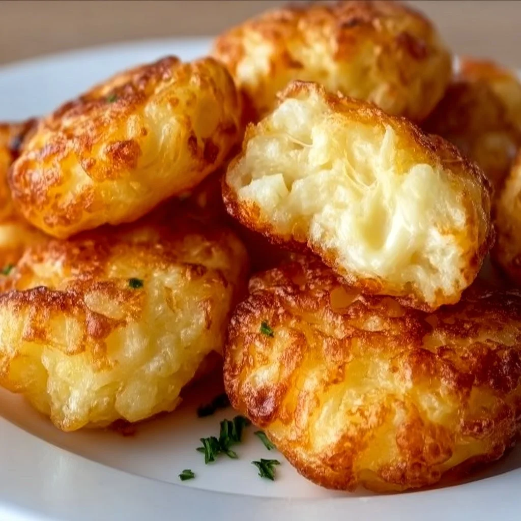 Crispy Mashed Potato Cheese Puffs