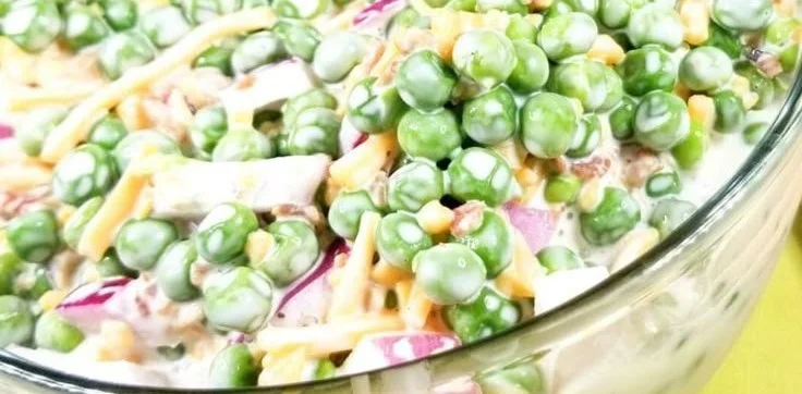 Easy English Pea Salad