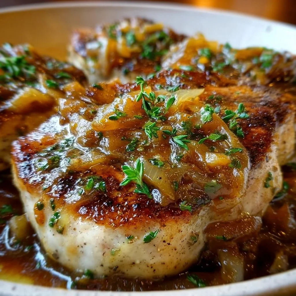 French Onion Pork Chops