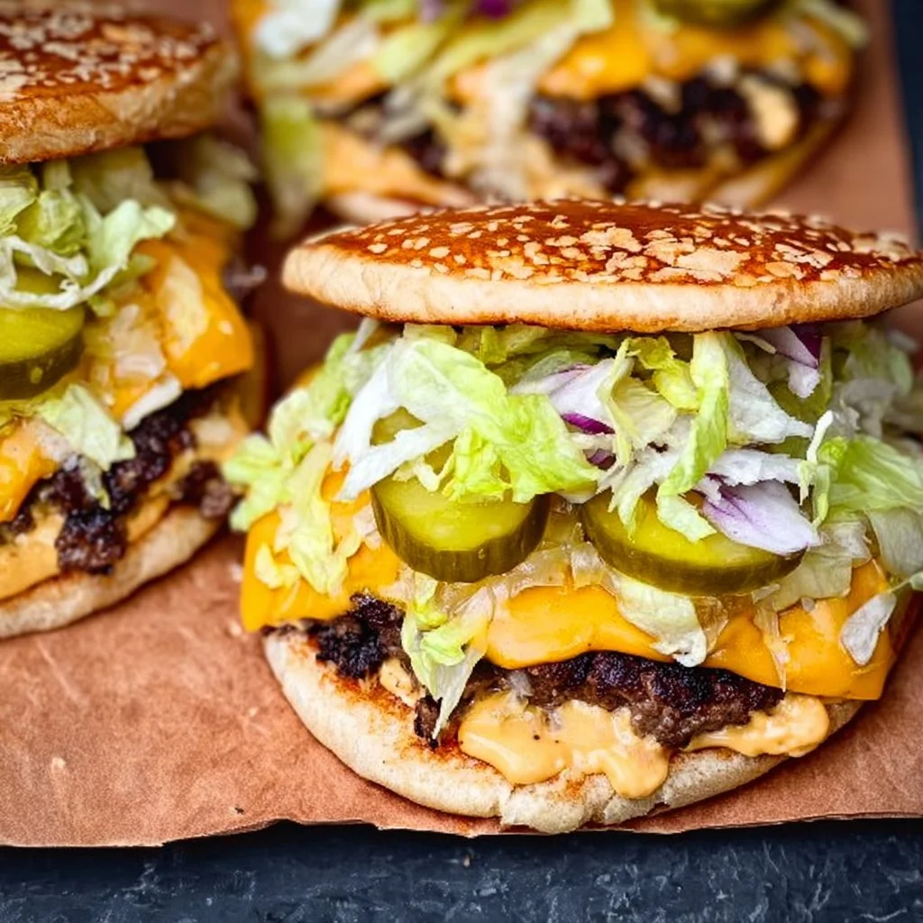 Keto Big Mac Smash Burgers