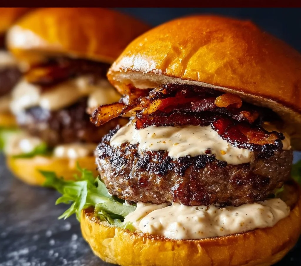 Smash Burgers with Baconnaise