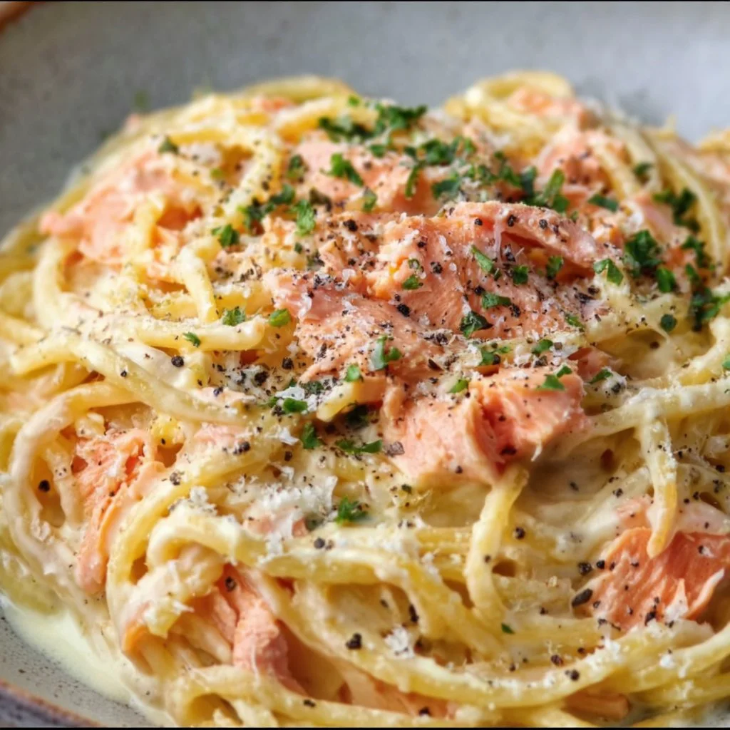 Smoked Salmon Carbonara