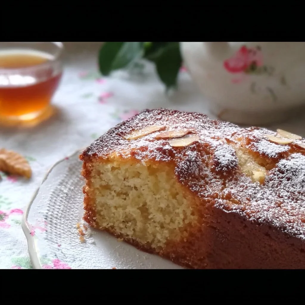 Soft and moist gluten-free cake decorated with fresh fruits and whipped cream