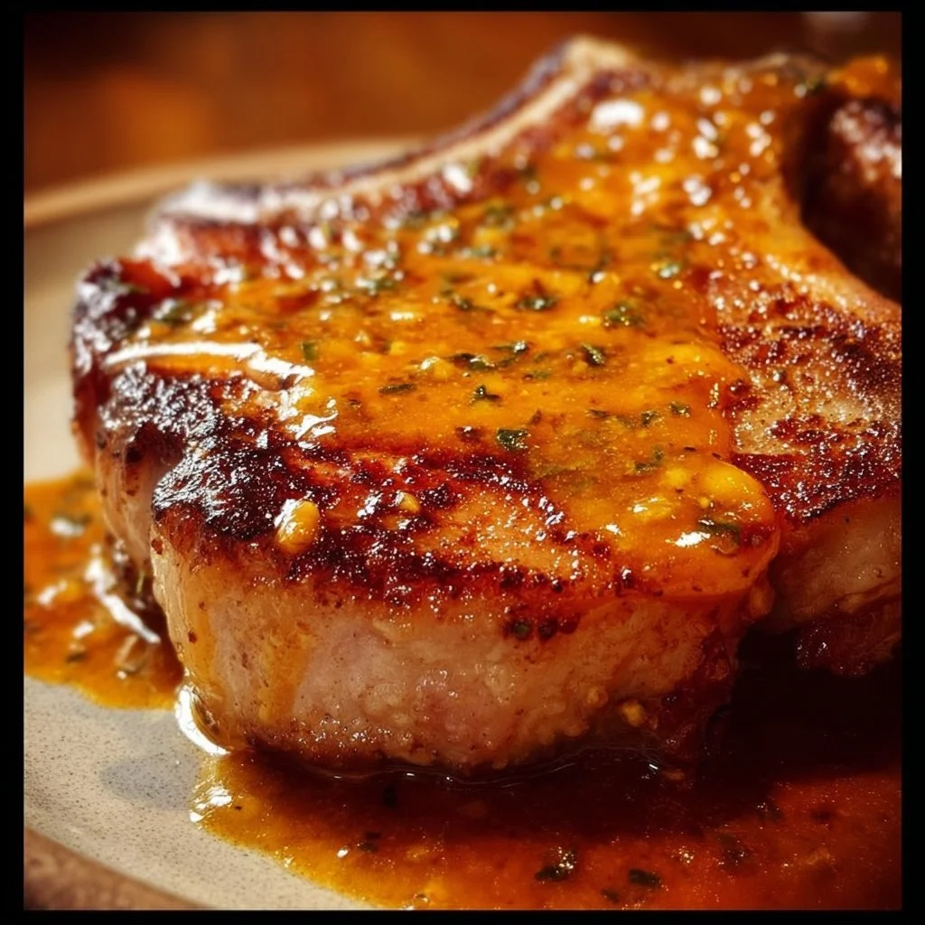 Delicious Texas Roadhouse pork chops served with sides