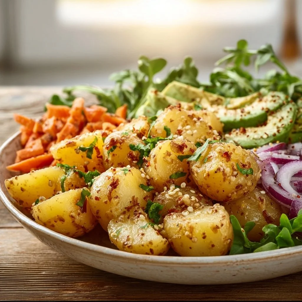 Gesunde vegetarische Kartoffelgerichte