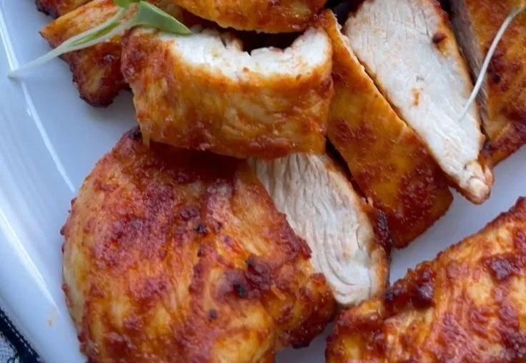 Hähnchenbrust aus der Heißluftfritteuse