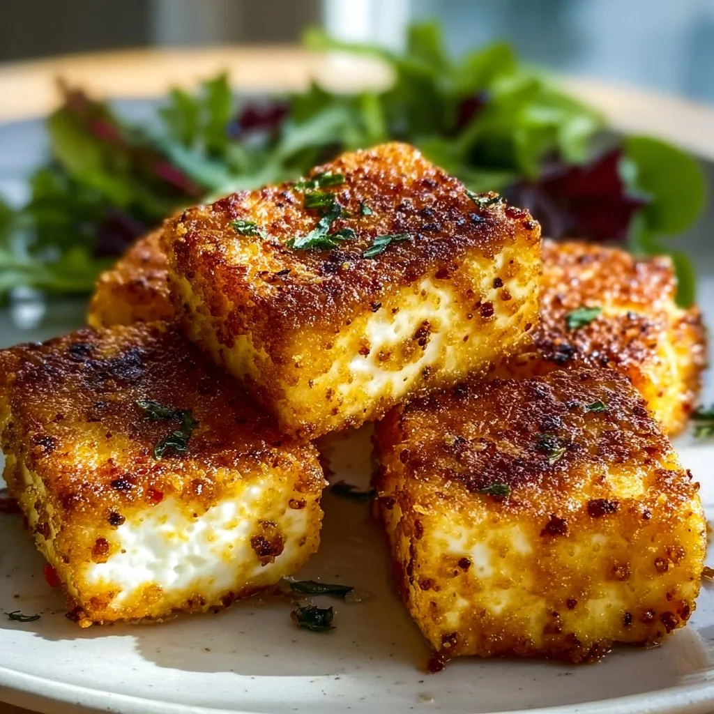 Knuspriger Feta aus dem Airfryer