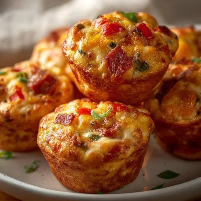 Saftige Pizza-Muffins aus frischen Zutaten, ideal für Snacks