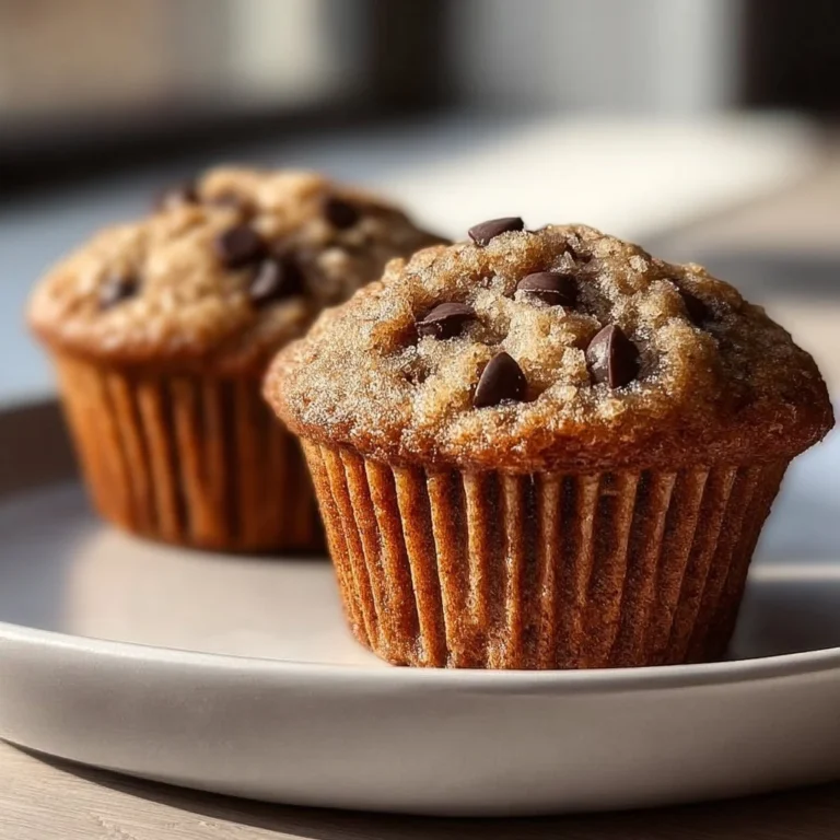 Frische Bananenbrot Muffins auf einem Kuchenteller, goldbraun gebacken