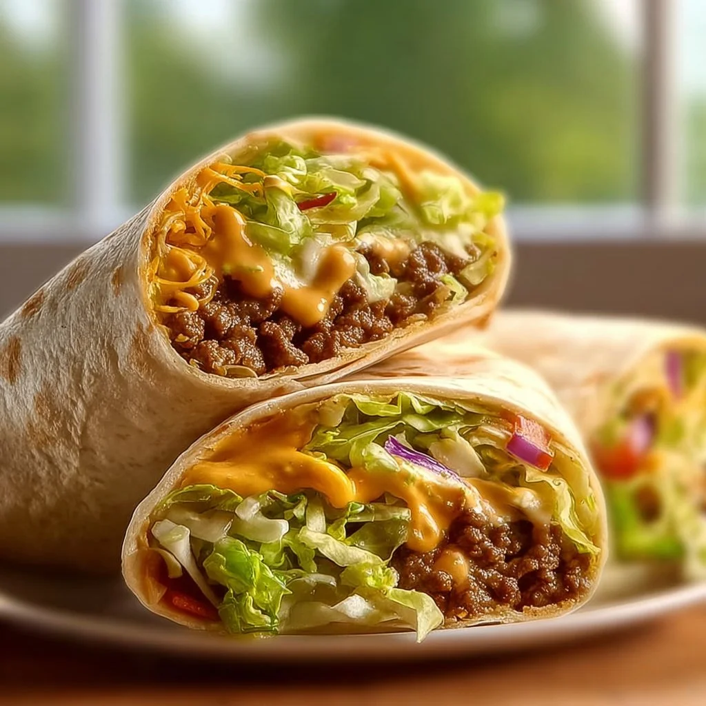 Big Mac Wraps with special sauce - Delicious and easy!