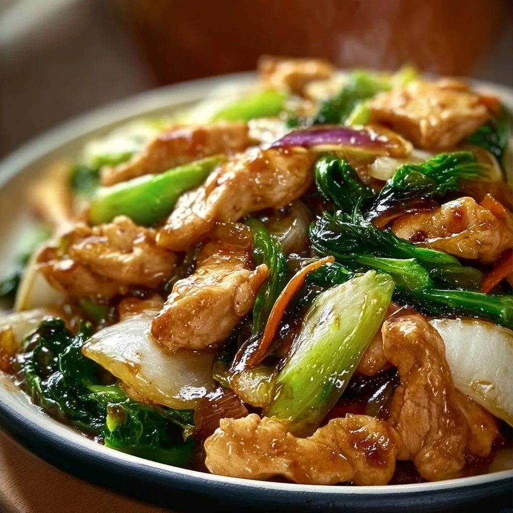 Chinesische Hähnchenpfanne mit Spitzkohl und Zwiebel: Ein Unglaublich Ultimatives Rezept für 4 Personen