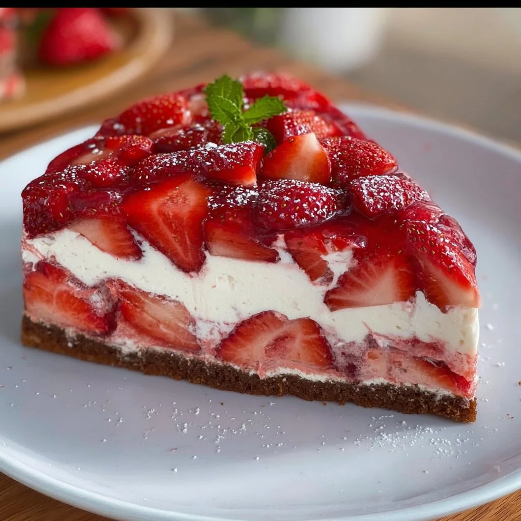 Erdbeerkuchen mit Mascarpone