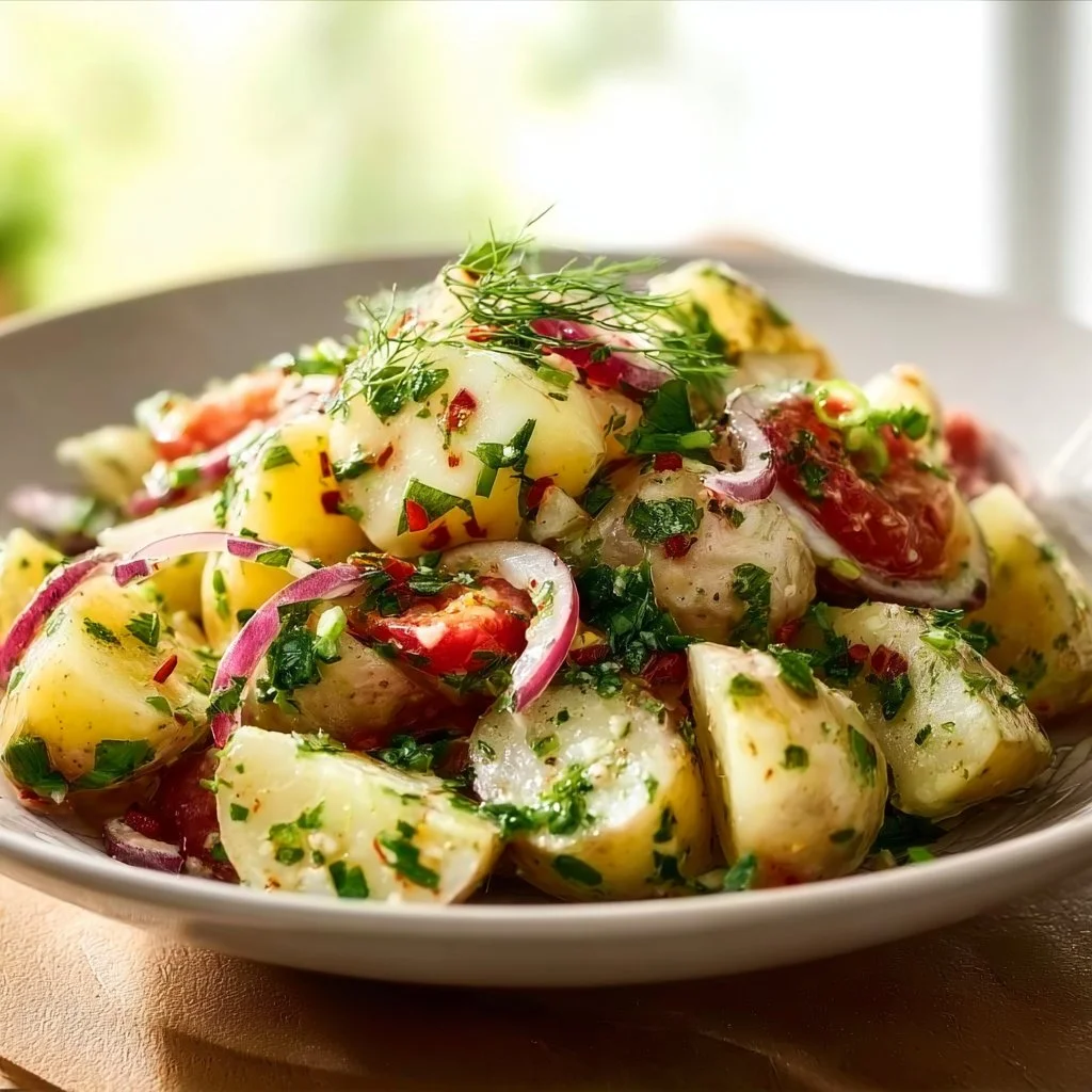 Gesunder Kartoffelsalat - Ohne Mayo