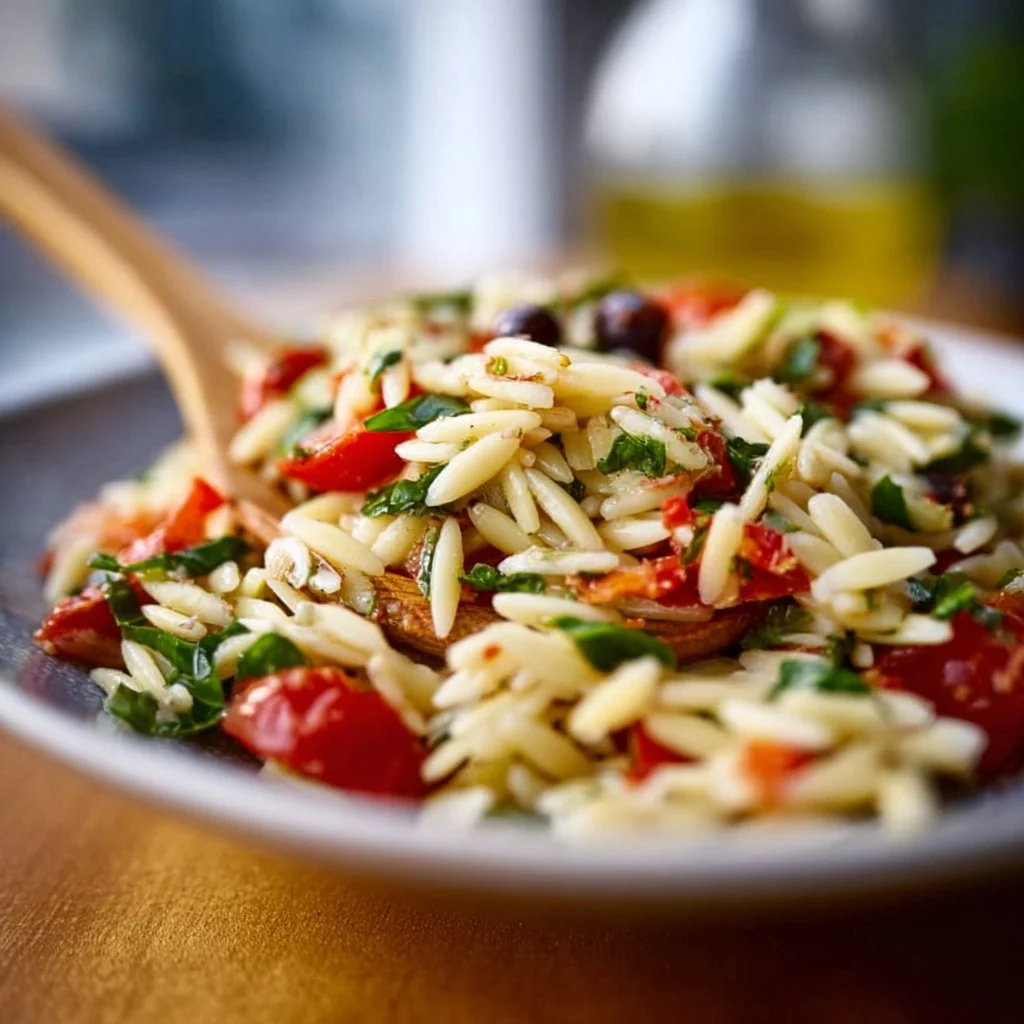 Italienisches Orzo Salat Rezept - einfach lecker!