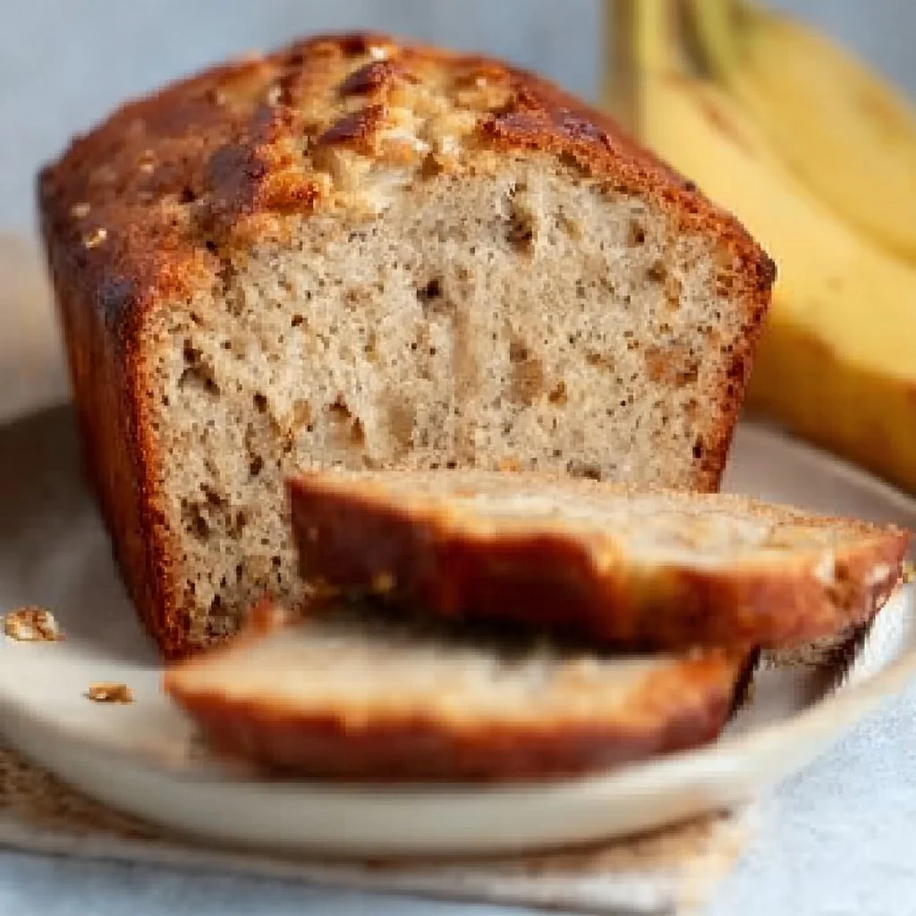 Juicy and Healthy Banana Bread without Sugar