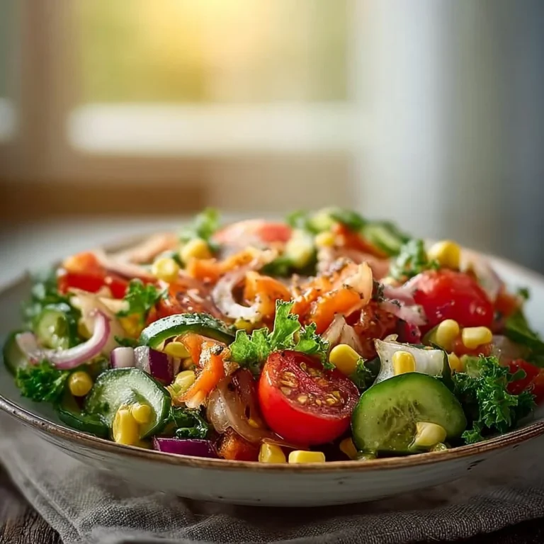 Leckerer 5-Minuten-Salat aus frischen Zutaten