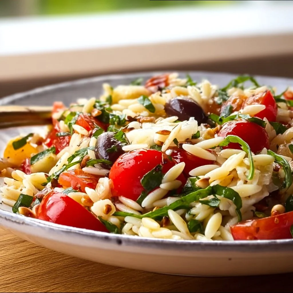 Mediterraner Orzo-Salat