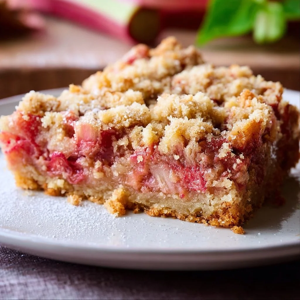 Rhabarber Streuselkuchen