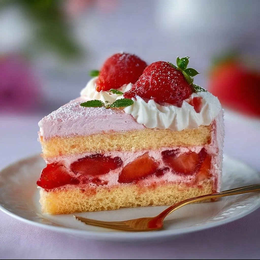 Schnelle - Frische Erdbeer-Quark-Torte