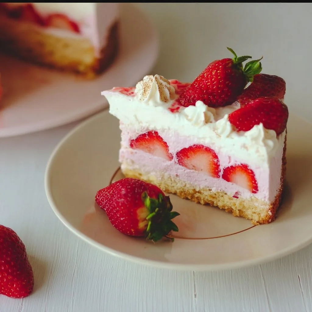 🍓 Traumhaft raffinierte Erdbeer-Quark-Sahnetorte! 🍓