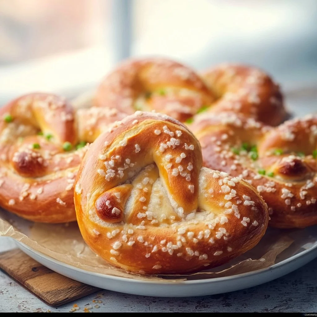 Überbackene Brezeln