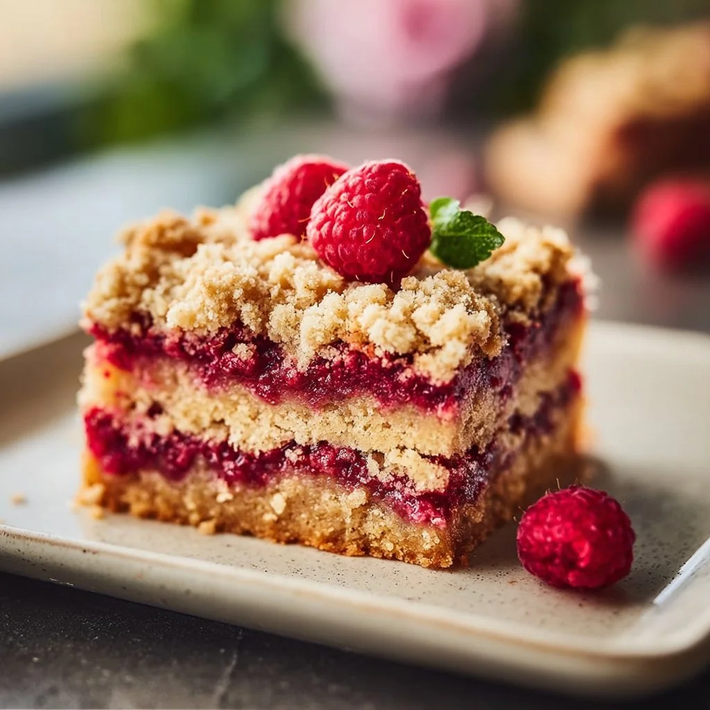 Himbeer-Streusel-Kuchen vom Blech