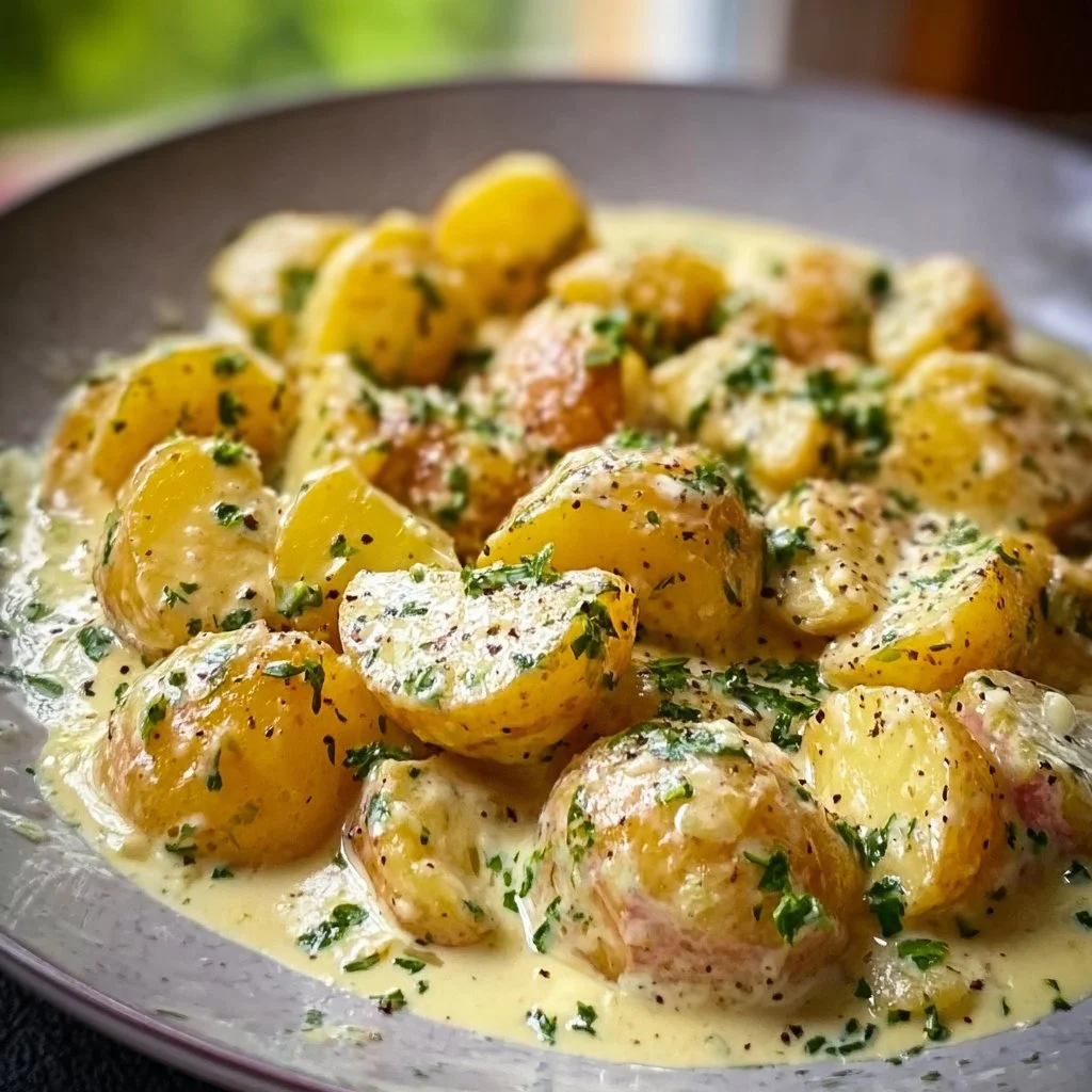Kartoffeln in Knoblauch Sahnesauce in 30 Minuten fertig gemacht! - Kochen Mit Uns