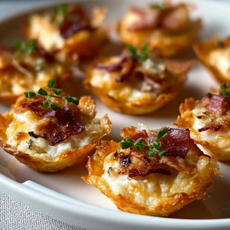 Knusprige Mini Tart Flambée Häppchen für festliche Anlässe und Partys