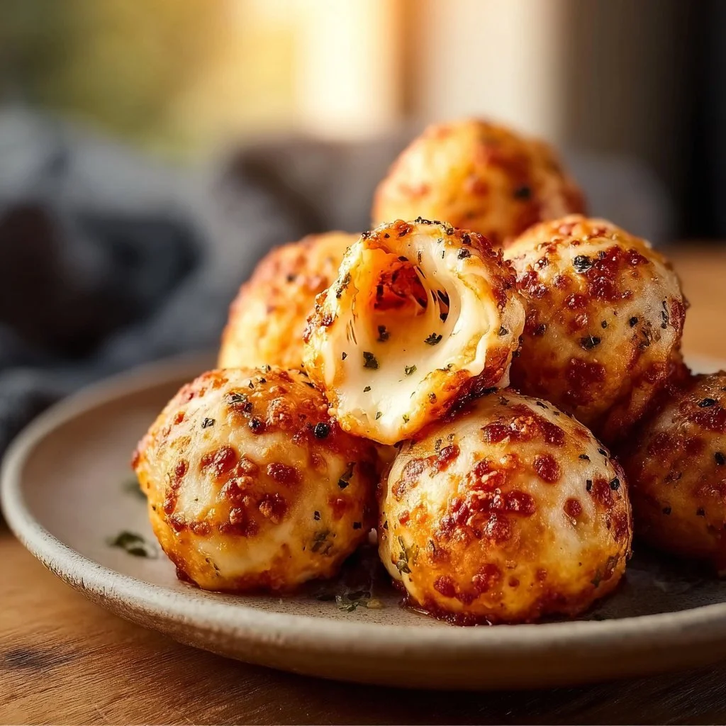 Mini-Pizza-Bällchen