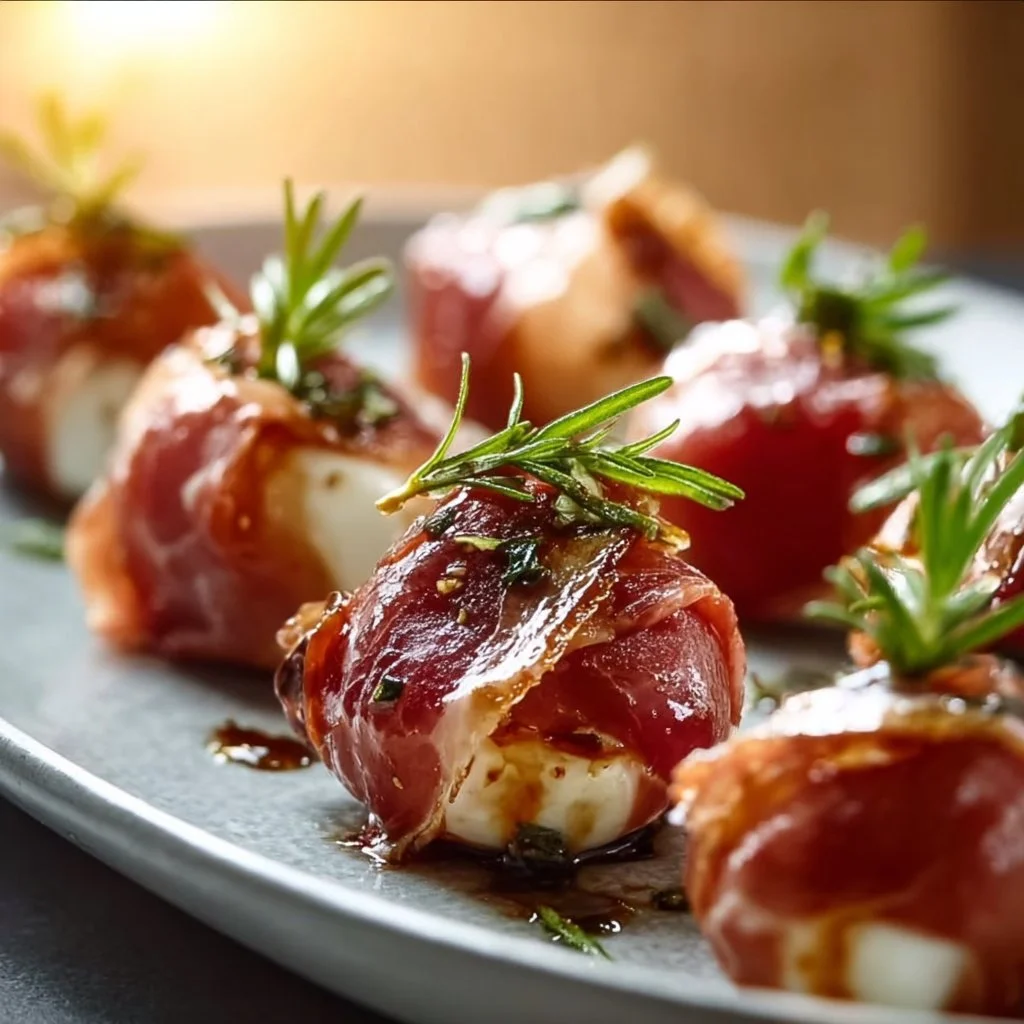 Rindfleisch-Prosciutto-Mozzarella-Happen: Einfach und Lecker!