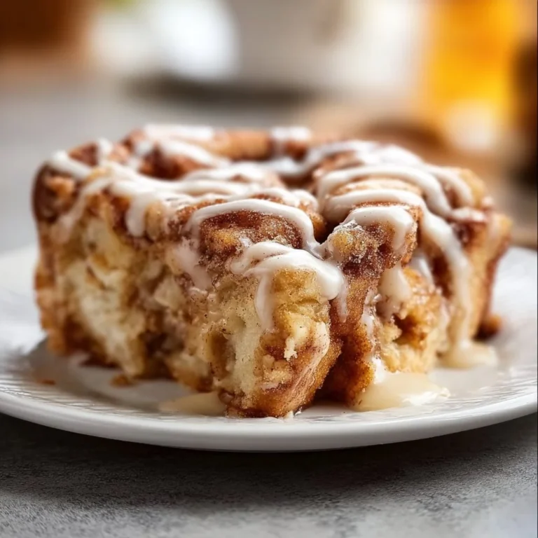 Saftiger Zimtschnecken Apfelkuchen mit Zimt und Äpfeln auf einem Teller angerichtet.