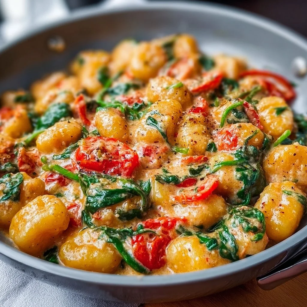 Schnelle Gnocchi-Pfanne mit Tomate & Spinat: Ein Unglaubliches Ultimatives Rezept für 4 Personen